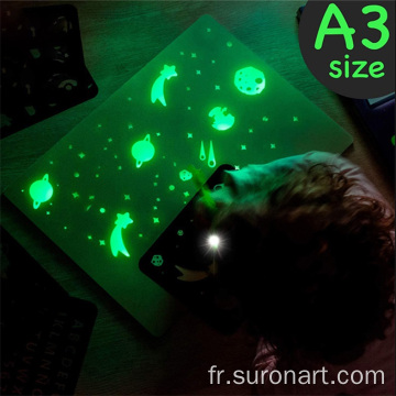 Nouveau tirage fluorescent de lumière magique Freeze